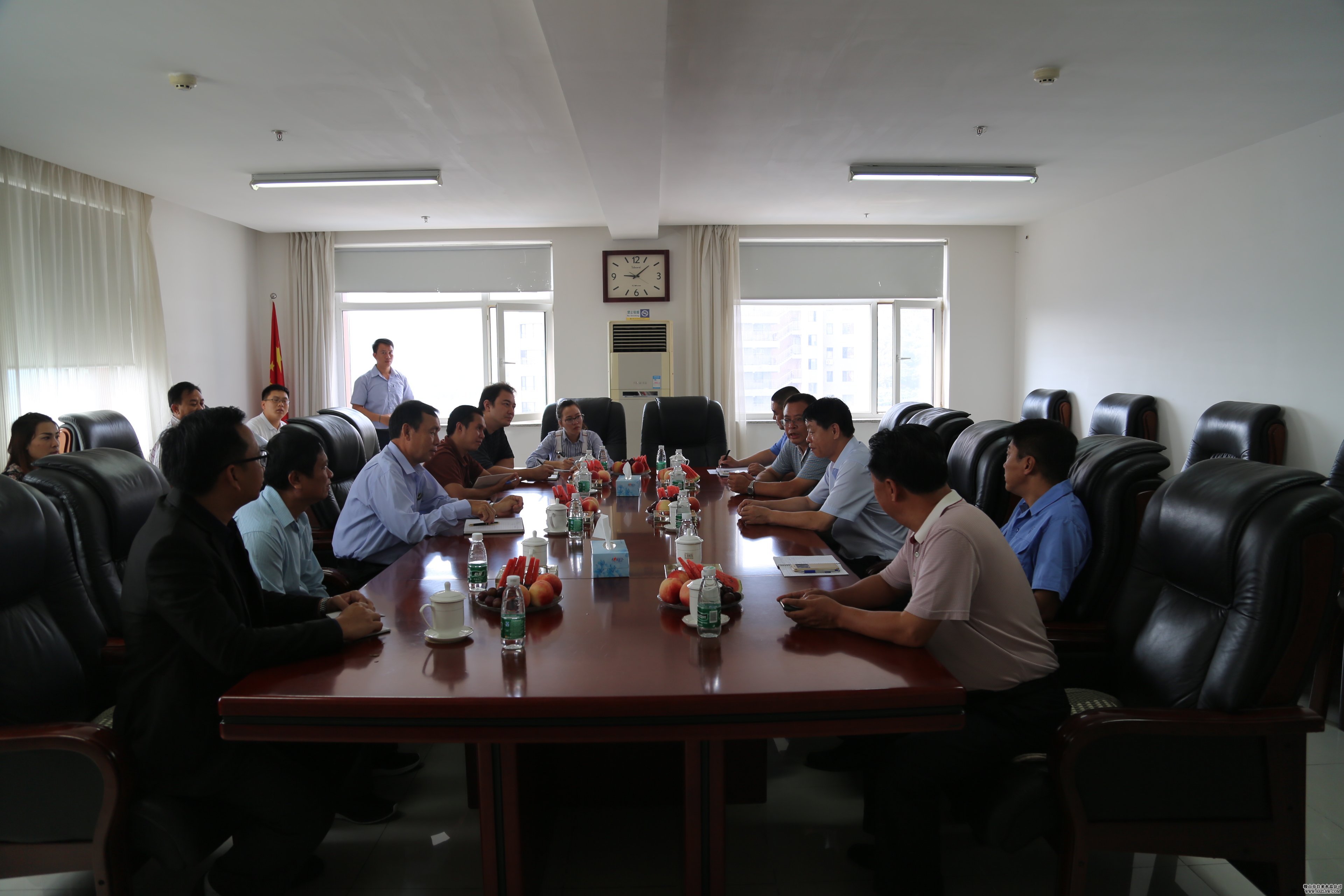 老撾萬象自來水公司到總公司交流學(xué)習(xí)